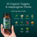 100% Organic Fruits and Veggies Supplement (USDA Organic - Made in USA) 180 Potent Fruits and Vegetable Capsules for Energy Boost & Daily Fruit and Vegetable Vitamins - Vegan, Non-GMO, Gluten-Free - Buy Online on GoSupps.com