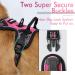 Rabbitgoo Dog Harness for Small Dogs - No Pull Adjustable & Breathable Pink XS - Safe Control & Comfort - Buy Online on GoSupps.com