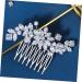 Crystal Side Hair Comb flower girl hair accessories flower girl headpiece hair accessories for prom bridal headpieces for wedding bridal comb light luxury bridesmaid Zircon hairpin - Buy Online on GoSupps.com