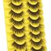 Delyneph Wispy Faux Mink 15mm Cat-Eye False Eyelashes - Natural Cute Short Daily Wispies Pack - Buy Online on GoSupps.com