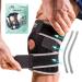 Tech Therapeutics Adjustable Kniebandage Women and Men - Knee Orthesis Meniscus and Patella Knee Brace for Knee Support with side stabilizers knee supports for joint pain relief and osteoarthritis
