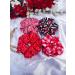 4 Satin Scrunchies Extra large Oversize Hair Scrunchies Frizz Prevention Silk Scrunchies for Girls & Stylish Hair Ties for Women Premium Hair Scrunchie for Styling (Lovexl1)
