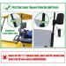 NOKINS Golf Cart Folding Side Rearview Mirror - Fits Club Car EZGO Yamaha - No Drilling, HD Glass, 1'' & 0.75'' Square Tube Compatible - Buy Online on GoSupps.com