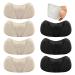Heel Pads - Heel Inserts for Women Heel Grips Gel Heel Protectors Improved Shoe Fit and Comfort for Loose Shoes Heel Pain Relief (4 Pairs) 2beige+2black