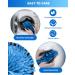 Rabbit Foraging Mat - Interactive Feed Game for Small Pets | OVMKOV 9.44 x 9.44 Snuffle Pad Bed Nosework Mat for Bunny, Hamster, Guinea Pigs, Ferrets, Chinchillas - Buy Online on GoSupps.com