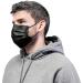 Medi Sant 100 Count Black Surgical Masks - Type IIR EN14683-2019 BFE 98% 3-Layer Disposable Protection - Buy Online on GoSupps.com