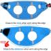 Joyal Dog Harness | Reflective Soft Padded Air-Mesh for Medium & XL Dogs | Breathable Baby Blue 55-61cm - Buy Online on GoSupps.com