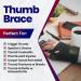 Thumb Brace with Wrist Support for Tendonitis - One Size Thumb Splint Stabilizer for Men & Women - Buy Online on GoSupps.com