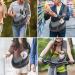 CUBY Pet Sling Carrier for Dogs - Breathable Hands-Free Mesh Bag with Adjustable Shoulder Strap - Safe and Comfortable Puppy Carrier for Outdoor and Travel (S Black) - Buy Online on GoSupps.com
