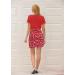 COOrun Women's Athletic Skorts with Pockets | Knee Length Casual Skirt for Golf Tennis Workout | Red | XS-3XL - Buy Online on GoSupps.com