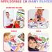 2Pcs Children's Drawing Roll - DIY Painting Paper Roll for Kids - Dinosaur & Animal Coloring Stickers - 118X14.9 Inch - Buy Online on GoSupps.com