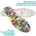 3 Pairs Kids Memory Sponge Insoles with Heel Grips | Soft & Breathable Child Size Inserts for Shoes | Cut-to-Fit for Children & Toddlers | Love Strawberry Cartoon Car Design - Buy Online on GoSupps.com