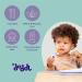 Doddl Toddler Cutlery Set - Self Feeding Spoon and Fork (Magenta) | 12months - Buy Online on GoSupps.com