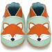 Baby Shoes with Soft Sole - Baby Girl Shoes - Baby Boy Shoes - Leather Toddler Shoes - Baby Walking Shoes 6-12 Months Grey Fox