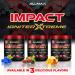 ALLMAX IMPACT Igniter Pre-Workout Blue Raspberry 11.6 oz | Boost Energy & Performance - Buy Online on GoSupps.com