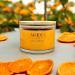 Soy Wax Candle 3-Wick 16 oz Long Burn Time Orange Blossom Scent - Mood Candle