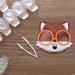 PEKMAR Contact Lens Case - Portable Animal Cartoon Contact Glasses Storage Box | Cute Squirrel Design Eye Contacts Organizer Case for Outdoor Traveling and Home Use - Buy Online on GoSupps.com