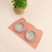 Ohmo Non-Slip Bowl Pad for Small Dogs & Cats - Waterproof Silicone Feed Mat 52x30cm Tea Pink - Perfect Base for Cat Bar - Buy Online on GoSupps.com