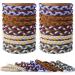 20 PCS Color Braided Boho Hair Ties For Women Cute Hair Bands For Baby Toddler Girls Kids Small Mini Hair Elastics Thick Hair Thin Hair Goody No Damage Ponytail Holders (Forest Series)