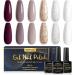 INPING Gel Nail Polish Set - 6 Colors Nude, Maroon, Burgundy, Red, Gray, Glitter - Soak Off UV/LED Nail Varnish for Women - DIY Nail Art Salon - Beauty Gifts - Buy Online on GoSupps.com
