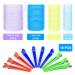 34-Piece Hair Curlers Rollers Set with 10 Clips for DIY Curly Hair - No Heat Rollers for Short, Medium, Long Hair (20/28/36/44mm) - Buy Online on GoSupps.com