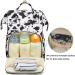 Diaper Bag Backpack for Baby Girls  Yusudan Mom Waterproof Large Nappy Bags for Women Cow Print White - Buy Online on GoSupps.com