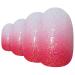 Shop Bling Art Red Gel Ombre Oval False Nails - 24 Medium Tips with Glue for Stunning Looks | International Shipping Available - Buy Online on GoSupps.com