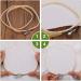 Caydo Square Embroidery Hoops Set - 3 Sizes | Adjustable Bamboo Frames for Cross Stitch, Needlework, DIY Craft - Buy Online on GoSupps.com
