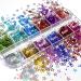 Star Nail Glitters: Red Blue Silver Sequins for 4th of July Nail Art Decorations - 2 Boxes - Buy Online on GoSupps.com
