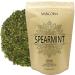 Pure Spearmint Leaves Herbal Loose Tea by Marcoina - Cut Leaves 227g in Resealable bag Caffeine-Free from USA - Perfect for Hot Brews - Known as Mentha spicata - 8oz. Spearmint Cut Leaves 227g(8oz)