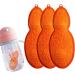 Bean Bottles Cleaner 3 Beans Cleaning Sponge Bottle Internal Cleaning Sponge Scrubber Cleaner Kids Bottle Cleaning Beans with 2 Aluminum Ceramic Balls Reuseable Bottle Cleaning Bean Sponge Orange - Buy Online on GoSupps.com