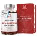 Beta carotene capsules highly dose for tan 25 000 IE vitamin A browning capsules with LYC-O-Beta and extra virgin olive oil for a radiant complexion-180 softgel capsules
