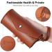 Large 2 Times a Day Weekly Pill Organizer with PU Case - Rainbow Brown - Buy Online on GoSupps.com