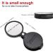10X Small Pocket Magnifier Glass  Mini Folding Magnifying Lenses with Rotating Protective Leather Sheath for Seniors Reading  Inspection  Kids for Exploration  Elders Gift  2 3/8'' Lens Size - Buy Online on GoSupps.com