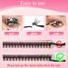 Poiuyoiu 30D & 40D Lash Extension Set - Mixed 8-16mm Cluster Lashes with Bond & Seal Glue | High-Quality 0.07 D Curl Fake Eyelashes - Buy Online on GoSupps.com