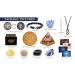 Vuuuuv Horoscope Orgon Pyramid & Zodiac Stones Gift Set - Scale Medicinal Crystal Collection for Spiritual Healing - Buy Online on GoSupps.com