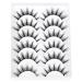 Pleell Manga Eye Natural Look False Eyelashes - 6 Pairs Pack, Faux Mink Wispy Fluffy Anime Lashes - 7-16mm - Buy Online on GoSupps.com