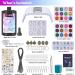 LET'S RESIN UV Resin Jewelry Making Kit with 250g Crystal Clear Resin and UV Lamp - 153Pcs Resin Accessories for Keychain, Jewelry, and Home Decor - Buy Online on GoSupps.com