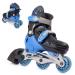 New Bounce Roller Skates for Little Kids - Shoe Size EU 24-28, US Kids Junior Size 8-11, 2-in-1 Roller Skates for Boys, Converts from Tri-Wheel to Inline Skates - Rollerskates for Beginners | Blue
