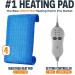 Cure Choice 3-in-1 Weighted Heating Pad with Massager - 12x24 Large Electric Heat Pad for Back Pain Relief, Cramps - 3 Heat & 3 Massage Settings - Ultra Soft Heat Pad (Blue) - Buy Online on GoSupps.com