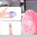 Yeadmal Silicone Facial Cleaning Brush 2-Part Soft Face Scrubber for Women | Pink & Purple Face Brush for Deep Cleaning - Buy Online on GoSupps.com