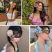 Mezrkuwr 4 Pieces Hawaiian Flower Hair Clips for Women Artificial Flower Clips Hair Accessories for Holiday Beach Party Boho Clips Hairpin for Girls Wedding - Buy Online on GoSupps.com