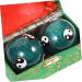 Shop TOVINANNA 6 STK Metal Massage Balls | Hand Roller for Relaxation & Feng Shui | Eco-Friendly Cloisonn Design - Buy Online on GoSupps.com
