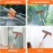 Eazer Professional 2-in-1 Window Squeegee with Extension Pole | Multi-Use Window Cleaner Tool for Window Washing | Multiple Angles for Effective Window Cleaning - Buy Online on GoSupps.com