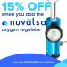 Nuvlsa Earscope - In-Ear Stethoscope Ozone Insufflator with Silicone Tube & Ear Plugs - Buy Online on GoSupps.com