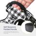 Buy Heele No-Pull Dog Harness & Crockery - Adjustable Reflective Harness for Medium Dogs | Soft Breathable Padded Handle Black & White Checkered - Buy Online on GoSupps.com
