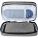 Luxja Insulin Diabetic Bag - Double Layer Pocket for Blood Sugar Devices & Accessories (Gray Version 2) - Buy Online on GoSupps.com