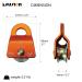 Fusion Climb Ekat Micro Aluminum Side Swing Pulley - Orange | Backyard Zipline Trolley with 11MM Rope - Buy Online on GoSupps.com