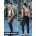 IUGA Yoga Mat Bag with Large Size Pocket & Inner Zipper Pocket - Classic Black Yoga Carrier Bag, Fits Most Mat Sizes - Buy Online on GoSupps.com