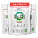 BIOFAIR NUTRITION - Economical size 3 packs Organic plant protein almond 500 g/20 doses 12.8 g protein/dose My dose of healthy and responsible protein Made in France